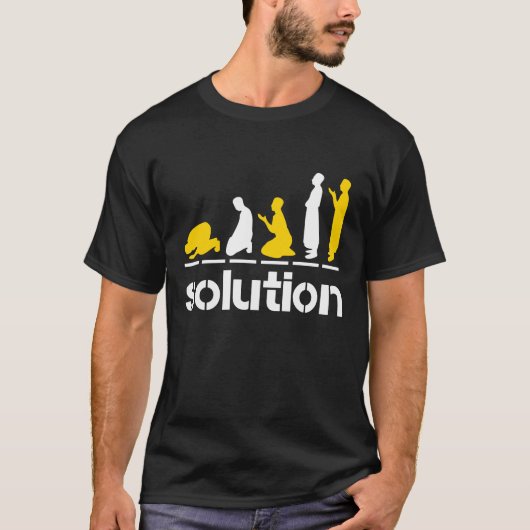 Islamitische Pray Islam Vertrouw islamitische rama T-shirt (Voorkant)