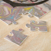 Islamitische puzzel in Arabische kalligrafie Ramad Legpuzzel (Zijkant)