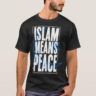 Islamitische religie betekent vrede Koran Allah Mo T-shirt