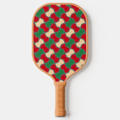 Islamitische Rode Groene Bow Stropdas Geometrische Pickleball Paddle (Voorkant)