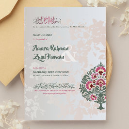 Islamitische Save the Date - Nikah / Nikkah Huweli
