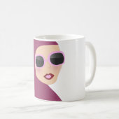 Islamitische sjalmoslima hijab-stijl koffiemok (Voorkant rechts)