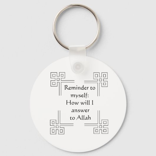 Islamitische Sleutelhanger (Voorkant)