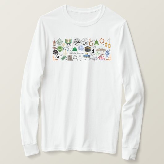 Islamitische symbolen t-shirt (Design voorkant)