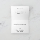 Islamitische sympathie condoleance Koran Kaart (Binnen)