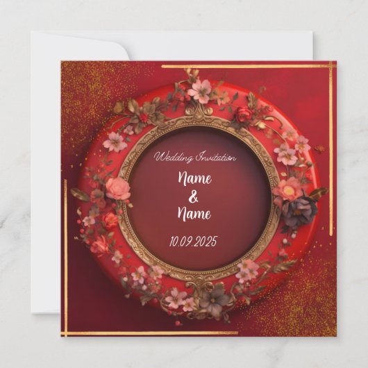 Islamitische trouwkaart  kaart (Voorkant)