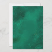 Islamitische Trouwkaart, Smaragdgroene Trouw Kaart (Achterkant)