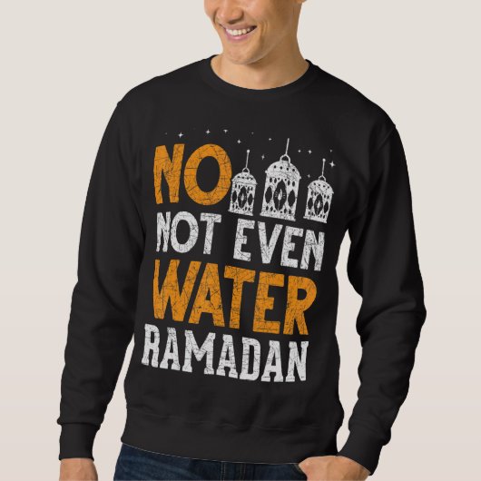 islamitische viering moslim niet eens water ramad trui (Voorkant)