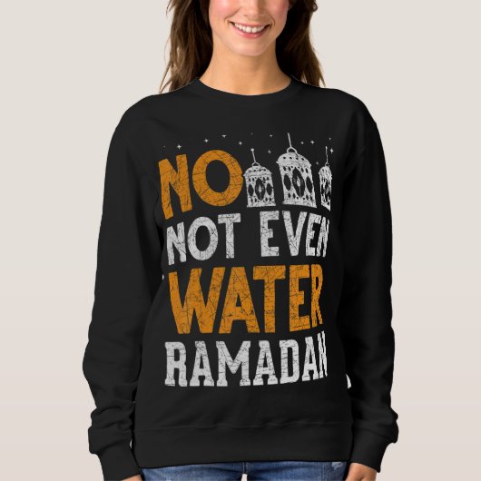 islamitische viering moslim niet eens water ramad trui (Voorkant)
