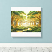Islamitische wanddecoratie - Religieuze bomen van (Insitu (Houten vloer))