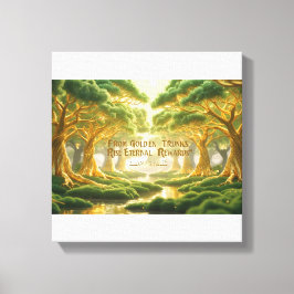 Islamitische wanddecoratie - Religieuze bomen van