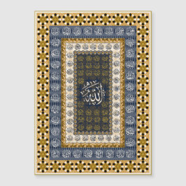 Islamitische wandkunst Allah Namen Calligrafie Geo