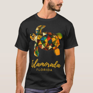Islamorada FL Florida Keys  Tribal Zee Turt T-shirt