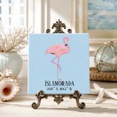 Islamorada FL Keys Breedtegraad Lengtegraad Strand Tegeltje