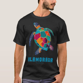 Islamorada FL Zee Turtle Vakantie Florida T-shirt