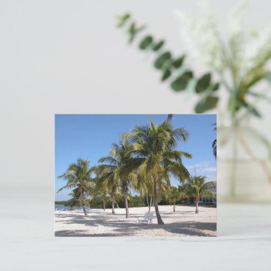 Islamorada Florida Beach Briefkaart (Staand voorkant)