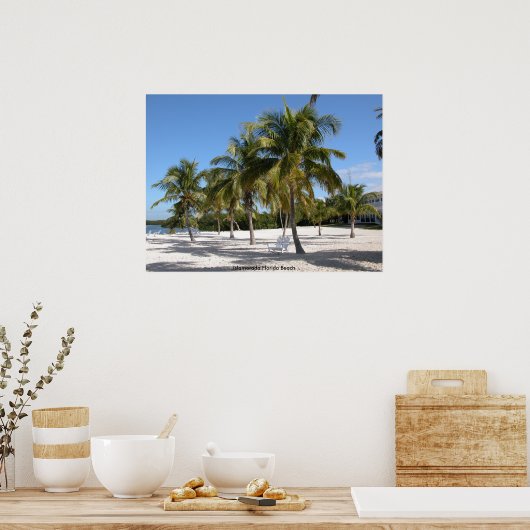 Islamorada Florida Beach Poster (Keuken)
