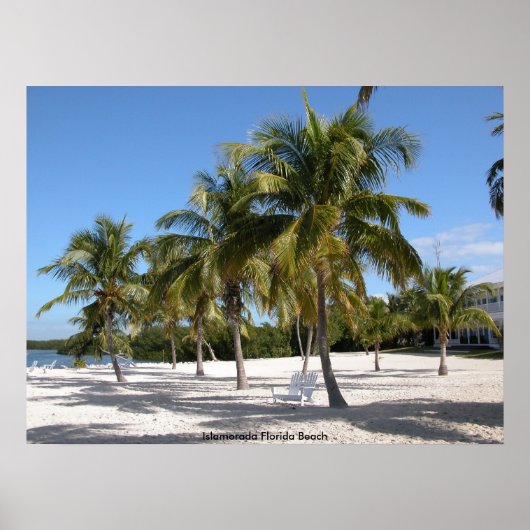 Islamorada Florida Beach Poster (Voorkant)