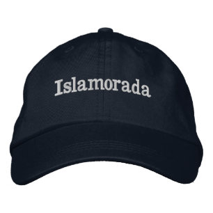 Islamorada Florida geborduurde honkbalhoed Pet