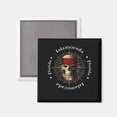 Islamorada Florida Keys Pirate Skull Magneet (Voorkant / Achterkant)