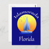 Islamorada Florida Keys Sailing Briefkaart (Voorkant / Achterkant)