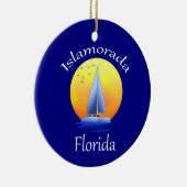 Islamorada Florida Keys Sailing Keramisch Ornament (Rechts)
