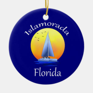 Islamorada Florida Keys Sailing Keramisch Ornament