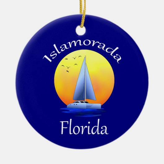 Islamorada Florida Keys Sailing Keramisch Ornament (Voorkant)