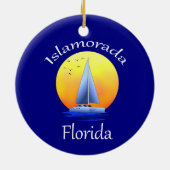 Islamorada Florida Keys Sailing Keramisch Ornament (Achterkant)