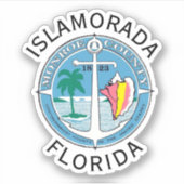 Islamorada - Florida Keys Sticker (Voorkant)