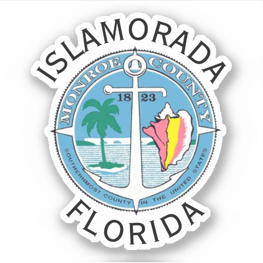 Islamorada - Florida Keys Sticker (Voorkant)