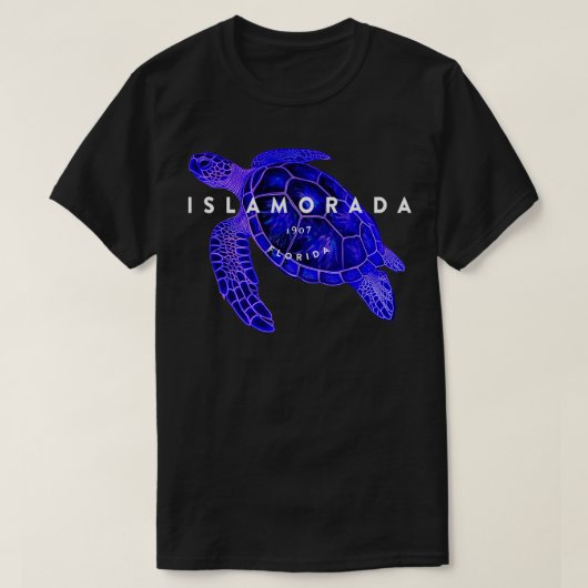 Islamorada Florida Keys  Zee Turtle FL Vaca T-shirt (Design voorkant)