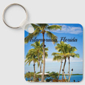 Islamorada, Florida Palm Trees Sleutelhanger (Voorkant)