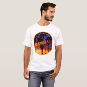 Islamorada, Florida Palmtree Sunset T-shirt (Voorkant volledig)