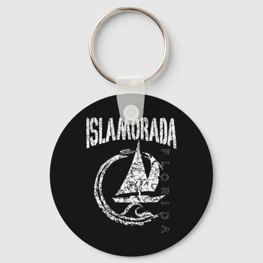 Islamorada Florida Souvenir Sleutelhanger (Voorkant)