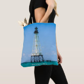 Islamorada Florida Vuurtoren Foto Tote Bag (Dichtbij)