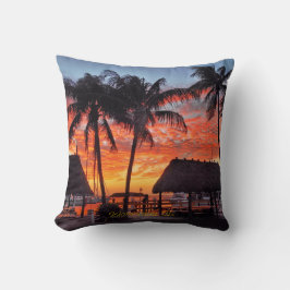 Islamorada, Florida zonsondergang Kussen