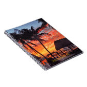 Islamorada, Florida zonsondergang Notitieboek (Rechterzijde)