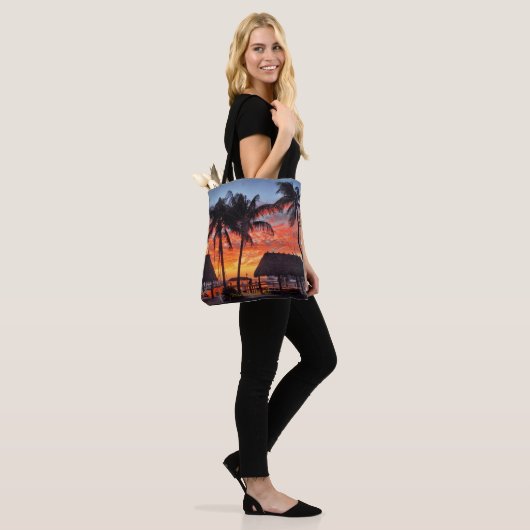 Islamorada, Florida zonsondergang Tote Bag (Op model)