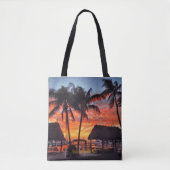 Islamorada, Florida zonsondergang Tote Bag (Voorkant)