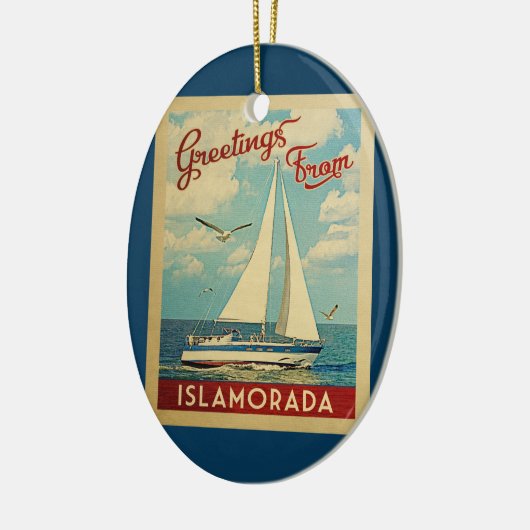 Islamorada Ornament Sailboat  Florida (Links)