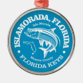 Islamorada (tarpon) metalen ornament (Voorkant)