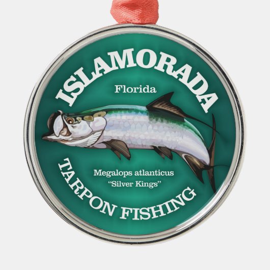 Islamorada (Tarpon) Metalen Ornament (Voorkant)