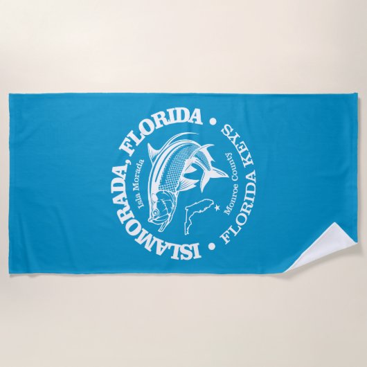 Islamorada (tarpon) strandlaken (Voorkant)