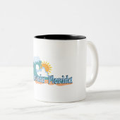 Islamorada. Tweekleurige Koffiemok (Voorkant rechts)