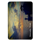 Islamoralda Florida Zittend op de Dock Sunrise Magneet (Verticaal)
