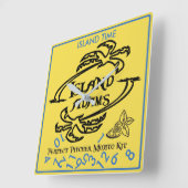 Island Adam Island Time Wall klok (Hoek)