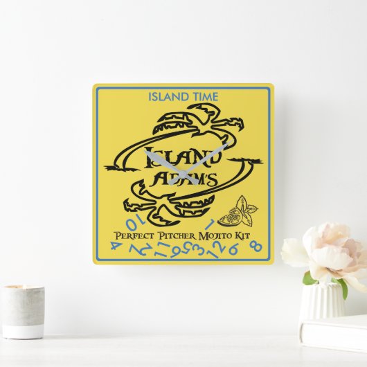 Island Adam Island Time Wall klok (Huis)
