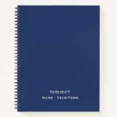 Island Aqua Blue Notitieboek (Voorkant)