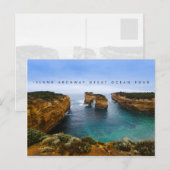 Island Archway on the Great Ocean Road, Australië Briefkaart (Voorkant / Achterkant)